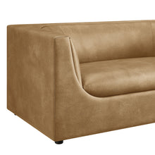 Load image into Gallery viewer, Hilda 67" Curved Back Vegan Leather Loveseat by Modway
