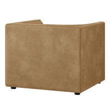 Load image into Gallery viewer, Hilda Curved Back Vegan Leather Armchair by Modway
