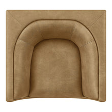 Load image into Gallery viewer, Hilda Curved Back Vegan Leather Armchair by Modway
