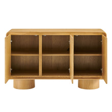 Load image into Gallery viewer, Lumo 3-Door Curved Wood Accent Cabinet by Modway
