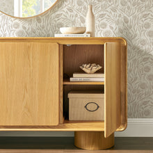 Load image into Gallery viewer, Lumo 3-Door Curved Wood Accent Cabinet by Modway
