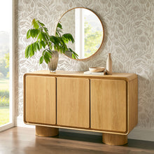 Load image into Gallery viewer, Lumo 3-Door Curved Wood Accent Cabinet by Modway
