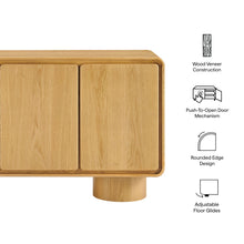 Load image into Gallery viewer, Lumo 3-Door Curved Wood Accent Cabinet by Modway
