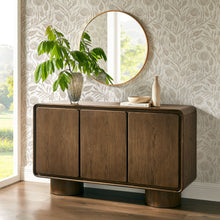 Load image into Gallery viewer, Lumo 3-Door Curved Wood Accent Cabinet by Modway
