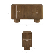 Load image into Gallery viewer, Lumo 3-Door Curved Wood Accent Cabinet by Modway
