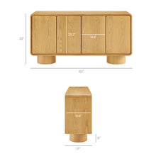 Load image into Gallery viewer, Lumo 4-Door Curved Wood Accent Cabinet by Modway
