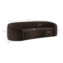 Load image into Gallery viewer, Contessa Curved Performance Velvet Sofa by Modway
