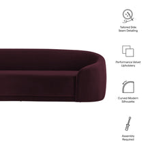 Load image into Gallery viewer, Contessa Curved Performance Velvet Sofa by Modway

