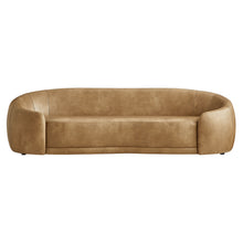 Load image into Gallery viewer, Contessa Curved Vegan Leather Sofa by Modway
