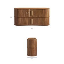 Load image into Gallery viewer, Radcliffe 63" Curved Fluted Sideboard Buffet Cabinet by Modway
