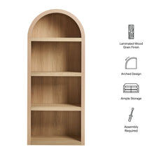 Load image into Gallery viewer, Caleb 4 Arched Display Shelf Bookcase by Modway
