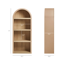 Load image into Gallery viewer, Caleb 4 Arched Display Shelf Bookcase by Modway

