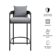 Load image into Gallery viewer, Tahoe Outdoor Patio Patio Aluminum Bar Chair by Modway
