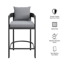 Load image into Gallery viewer, Tahoe Outdoor Patio Patio Aluminum Counter Stool by Modway
