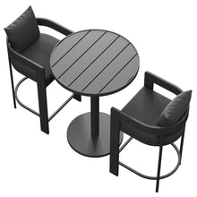 Load image into Gallery viewer, Tahoe 3-Piece Outdoor Patio Aluminum Bar Set by Modway
