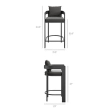 Load image into Gallery viewer, Tahoe 3-Piece Outdoor Patio Aluminum Bar Set by Modway
