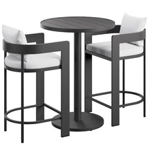 Load image into Gallery viewer, Tahoe 3-Piece Outdoor Patio Aluminum Bar Set by Modway
