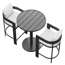 Load image into Gallery viewer, Tahoe 3-Piece Outdoor Patio Aluminum Bar Set by Modway
