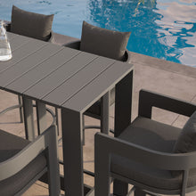 Load image into Gallery viewer, Tahoe 5-Piece Outdoor Patio Bar Table Set by Modway
