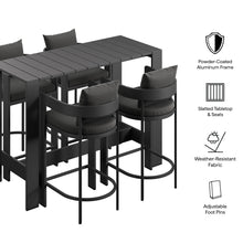 Load image into Gallery viewer, Tahoe 5-Piece Outdoor Patio Bar Table Set by Modway
