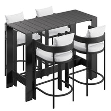 Load image into Gallery viewer, Tahoe 5-Piece Outdoor Patio Bar Table Set by Modway
