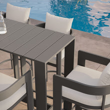 Load image into Gallery viewer, Tahoe 5-Piece Outdoor Patio Bar Table Set by Modway
