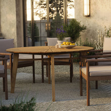 Load image into Gallery viewer, Cielo 59" Sunburst Outdoor Patio Teak Dining Table by Modway
