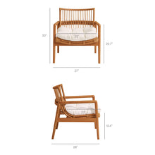 Load image into Gallery viewer, Tula Wood Rattan Lounge Chair by Modway

