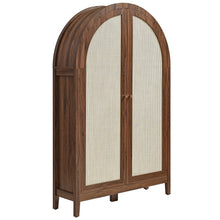Load image into Gallery viewer, Calista 63 Inch Arched Storage Cabinet With Folding Desk by Modway
