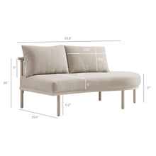 Load image into Gallery viewer, Porta Right-Arm Facing Outdoor Patio Aluminum Modular Piece by Modway
