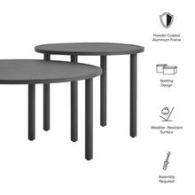 Load image into Gallery viewer, Porta 2 Piece Nesting Outdoor Patio Aluminum Coffee Table Set by Modway
