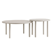 Load image into Gallery viewer, Porta 2 Piece Nesting Outdoor Patio Aluminum Coffee Table Set by Modway
