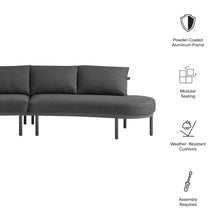 Load image into Gallery viewer, Porta 2 Piece Outdoor Patio Aluminum Modular Sofa by Modway
