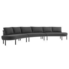 Load image into Gallery viewer, Porta 3 Piece Outdoor Patio Aluminum Modular Sofa by Modway
