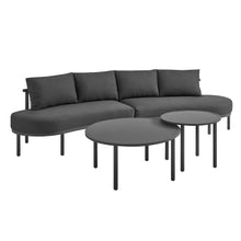 Load image into Gallery viewer, Porta 4 Piece Outdoor Patio Aluminum Modular Sofa Set by Modway
