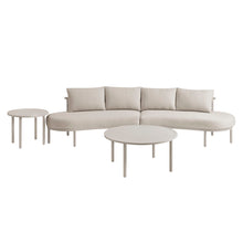 Load image into Gallery viewer, Porta 4 Piece Outdoor Patio Aluminum Modular Sofa Set by Modway
