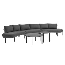 Load image into Gallery viewer, Porta 5 Piece Outdoor Patio Aluminum Modular Sofa Set by Modway
