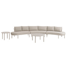 Load image into Gallery viewer, Porta 5 Piece Outdoor Patio Aluminum Modular Sofa Set by Modway
