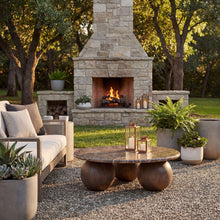 Load image into Gallery viewer, Pietra Indoor Outdoor Patio Round Coffee Table by Modway
