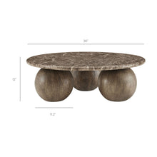 Load image into Gallery viewer, Pietra Indoor Outdoor Patio Round Coffee Table by Modway
