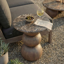 Load image into Gallery viewer, Pietra Indoor Outdoor Patio Round Side Table by Modway
