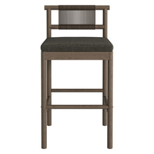 Load image into Gallery viewer, Eleni Outdoor Patio Teak Wood Bar Stools Set of 2 by Modway
