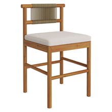 Load image into Gallery viewer, Eleni Outdoor Patio Teak Wood Counter Stools Set of 2 by Modway
