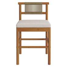 Load image into Gallery viewer, Eleni Outdoor Patio Teak Wood Counter Stools Set of 2 by Modway
