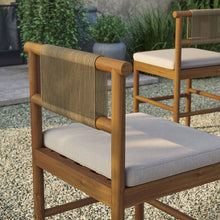 Load image into Gallery viewer, Eleni Outdoor Patio Teak Wood Counter Stools Set of 2 by Modway
