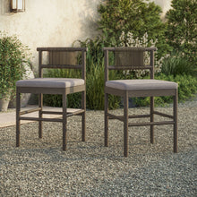 Load image into Gallery viewer, Eleni Outdoor Patio Teak Wood Counter Stools Set of 2 by Modway
