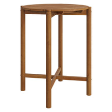 Load image into Gallery viewer, Eleni Round 35 Inch Outdoor Patio Teak Wood Round Bar Table by Modway
