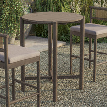 Load image into Gallery viewer, Eleni Round 35 Inch Outdoor Patio Teak Wood Round Bar Table by Modway
