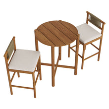 Load image into Gallery viewer, Eleni 3-Piece Outdoor Patio Teak Wood Bar Set by Modway

