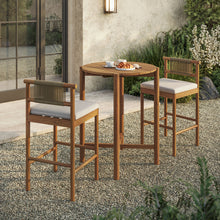 Load image into Gallery viewer, Eleni 3-Piece Outdoor Patio Teak Wood Bar Set by Modway
